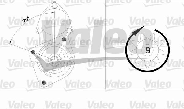 Valeo 433278 - Motorino d'avviamento autozon.pro