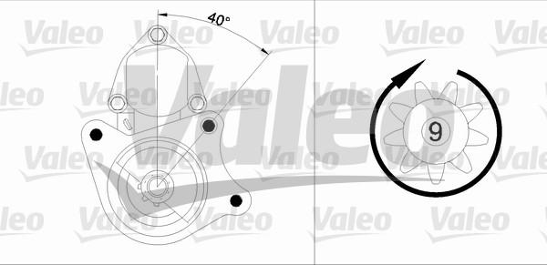 Valeo 433277 - Motorino d'avviamento autozon.pro