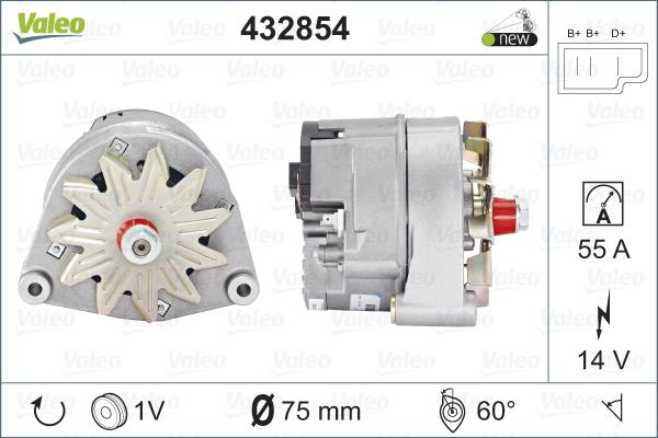 Valeo 432854 - Alternatore autozon.pro