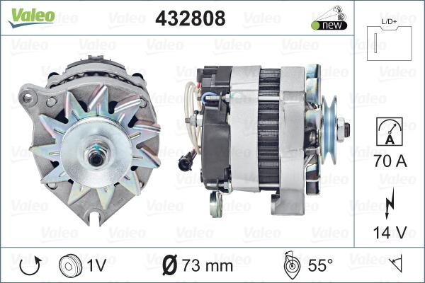 Valeo 432808 - Alternatore autozon.pro