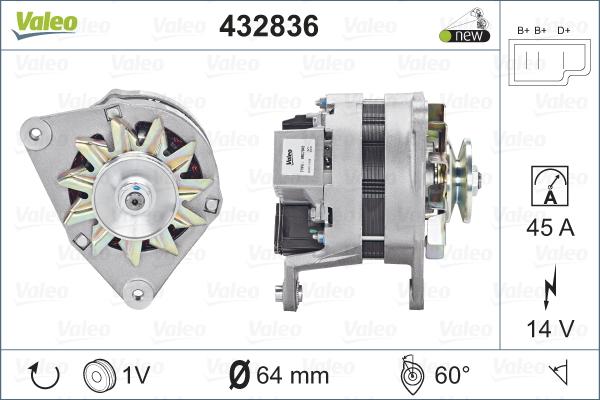 Valeo 432836 - Alternatore autozon.pro