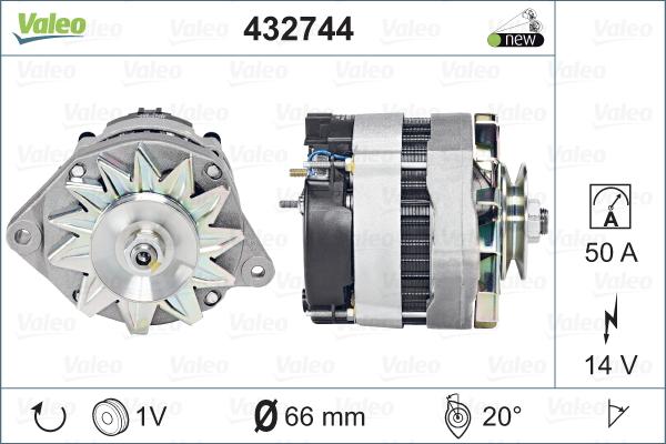 Valeo 432744 - Alternatore autozon.pro