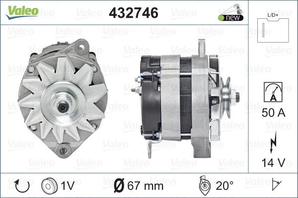 Valeo 432746 - Alternatore autozon.pro