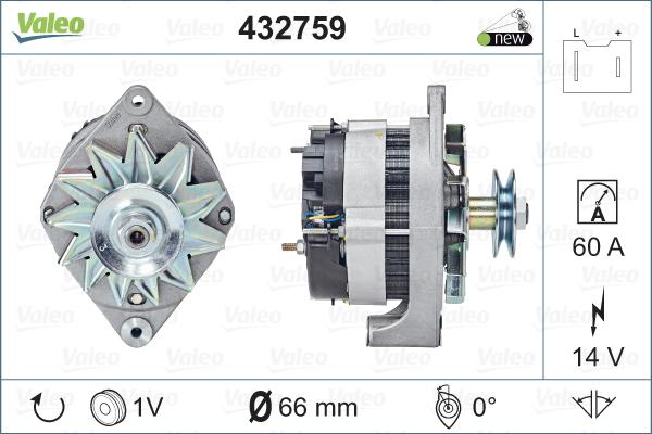 Valeo 432759 - Alternatore autozon.pro