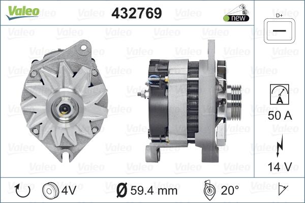 Valeo 432769 - Alternatore autozon.pro