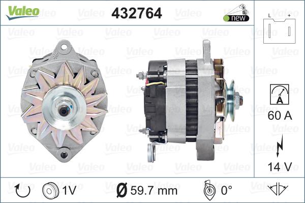 Valeo 432764 - Alternatore autozon.pro