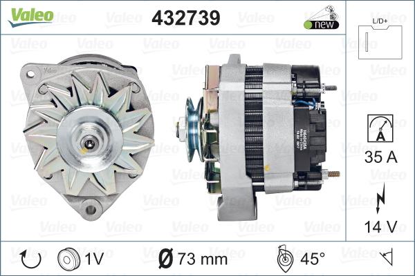 Valeo 432739 - Alternatore autozon.pro