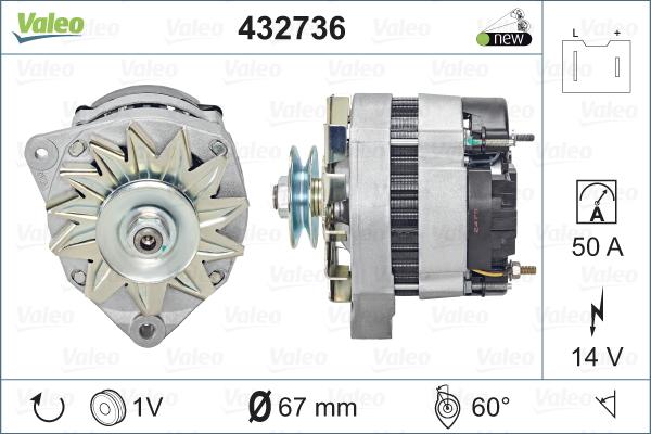 Valeo 432736 - Alternatore autozon.pro