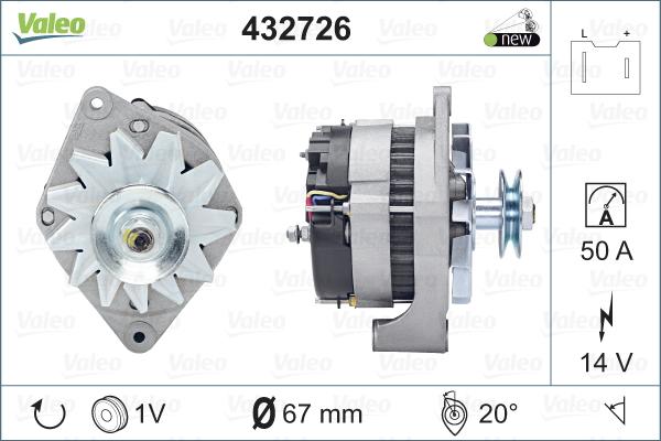 Valeo 432726 - Alternatore autozon.pro