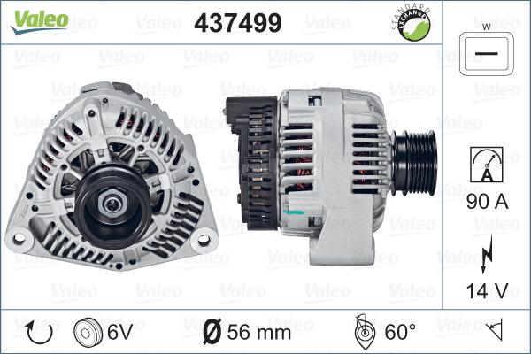 Valeo 437499 - Alternatore autozon.pro