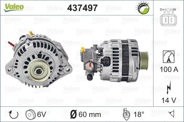 Valeo 437497 - Alternatore autozon.pro