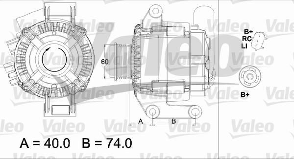 Valeo 437448 - Alternatore autozon.pro