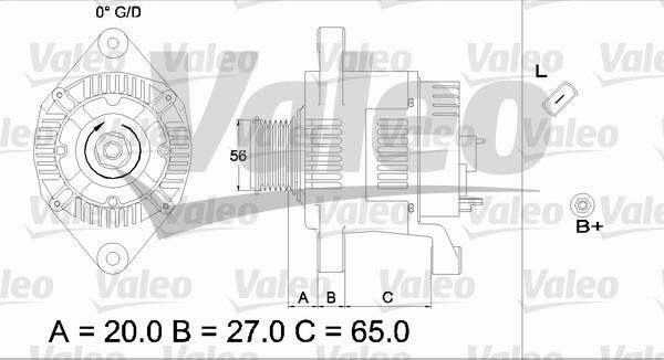 Valeo 437443 - Alternatore autozon.pro