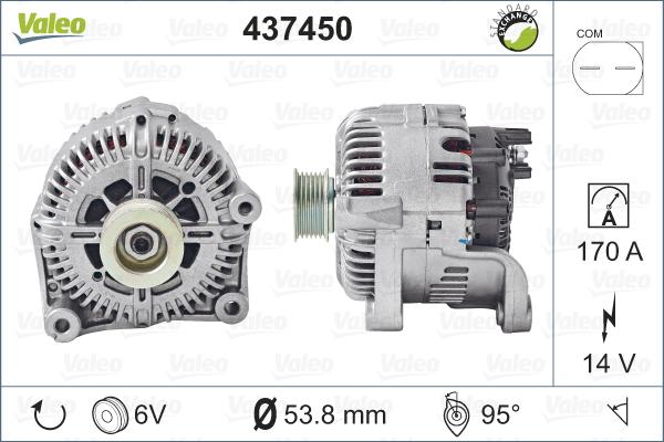 Valeo 437450 - Alternatore autozon.pro