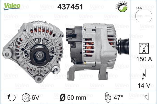 Valeo 437451 - Alternatore autozon.pro