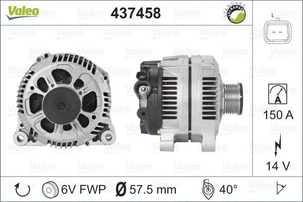 Valeo 437458 - Alternatore autozon.pro