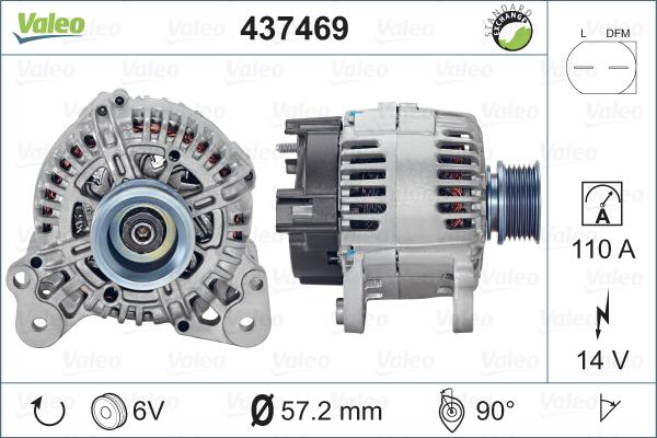 Valeo 437469 - Alternatore autozon.pro