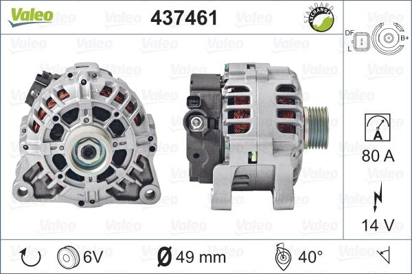 Valeo 437461 - Alternatore autozon.pro