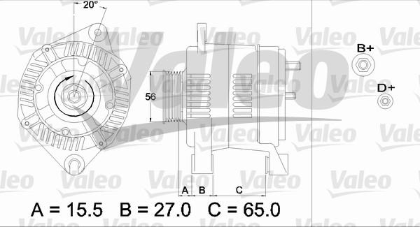 Valeo 437462 - Alternatore autozon.pro