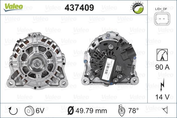 Valeo 437409 - Alternatore autozon.pro