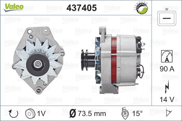 Valeo 437405 - Alternatore autozon.pro