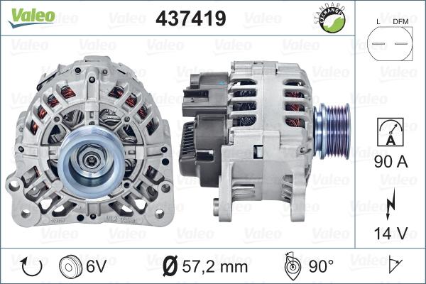 Valeo 437419 - Alternatore autozon.pro