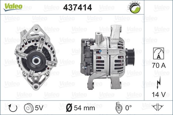 Valeo 437414 - Alternatore autozon.pro