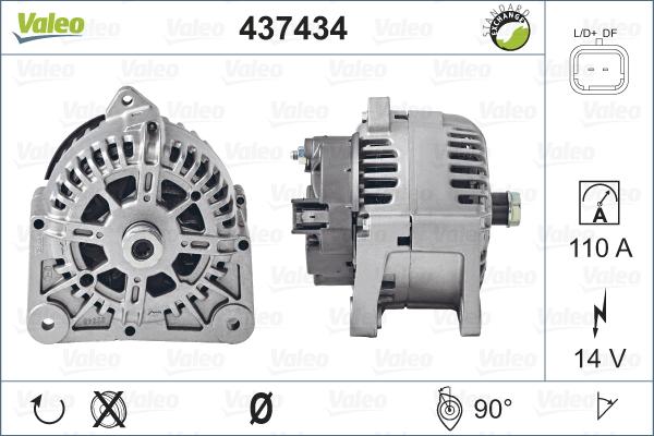 Valeo 437434 - Alternatore autozon.pro