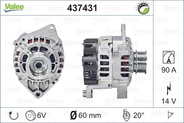 Valeo 437431 - Alternatore autozon.pro