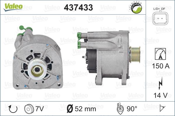 Valeo 437433 - Alternatore autozon.pro