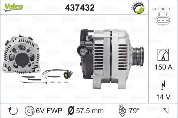 Valeo 437432 - Alternatore autozon.pro