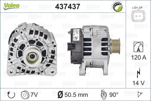 Valeo 437437 - Alternatore autozon.pro