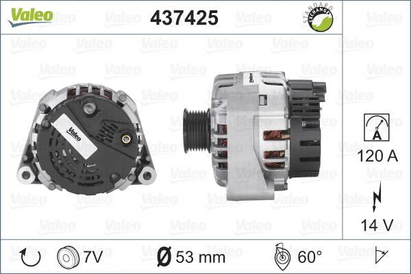 Valeo 437425 - Alternatore autozon.pro