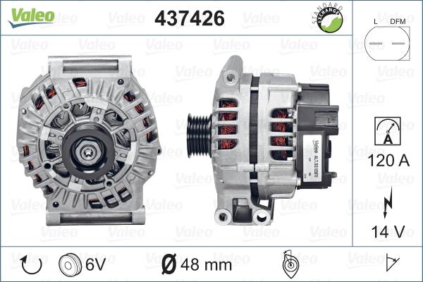 Valeo 437426 - Alternatore autozon.pro