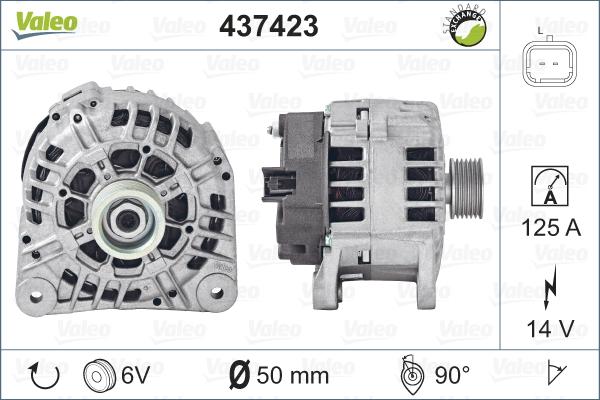 Valeo 437423 - Alternatore autozon.pro