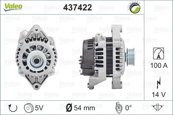 Valeo 437422 - Alternatore autozon.pro