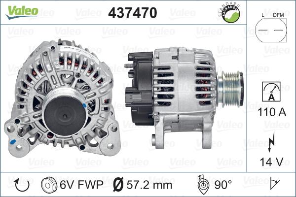 Valeo 437470 - Alternatore autozon.pro