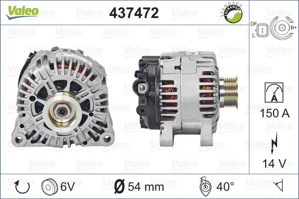 Valeo 437472 - Alternatore autozon.pro