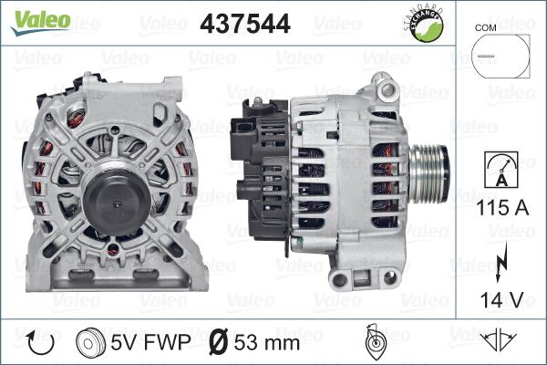 Valeo 437544 - Alternatore autozon.pro