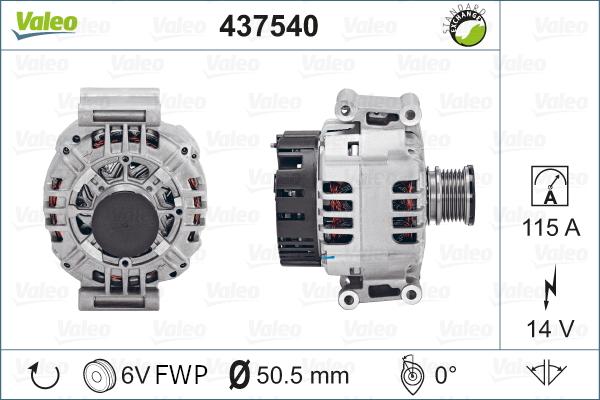 Valeo 437540 - Alternatore autozon.pro