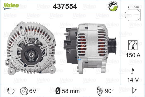 Valeo 437554 - Alternatore autozon.pro