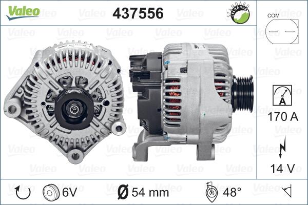 Valeo 437556 - Alternatore autozon.pro