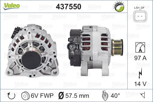 Valeo 437550 - Alternatore autozon.pro