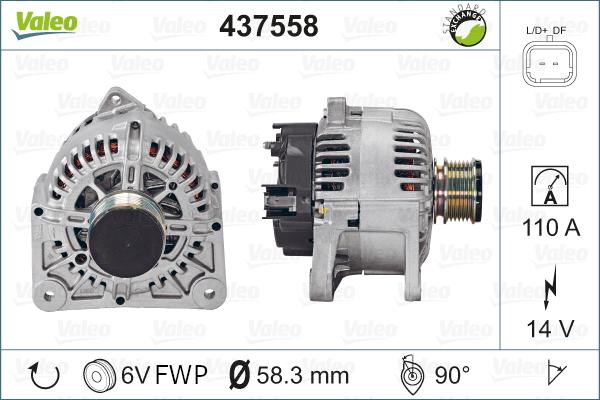 Valeo 437558 - Alternatore autozon.pro