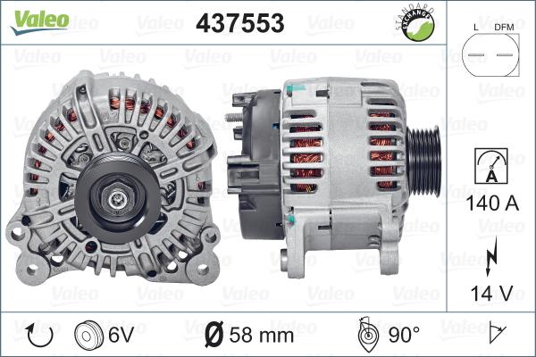 Valeo 437553 - Alternatore autozon.pro