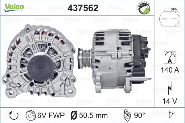 Valeo 437562 - Alternatore autozon.pro