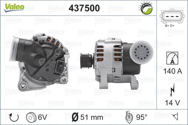 Valeo 437500 - Alternatore autozon.pro