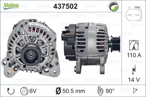 Valeo 437502 - Alternatore autozon.pro