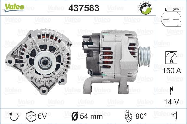 Valeo 437583 - Alternatore autozon.pro