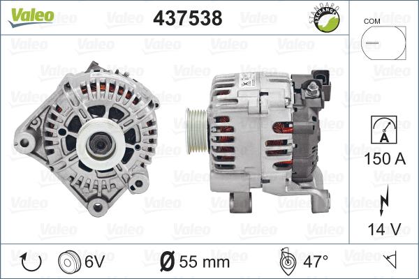 Valeo 437538 - Alternatore autozon.pro